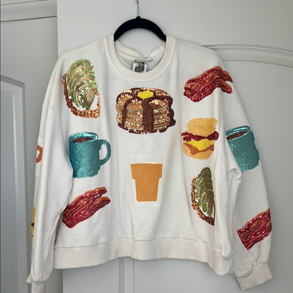 QUEEN OF SPARKLES - Queen of Breakfast Sweatshirt